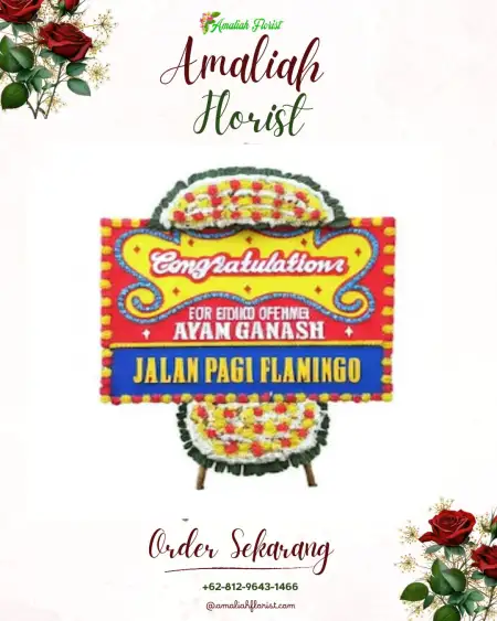 Sewa Papan Bunga Maba Utara